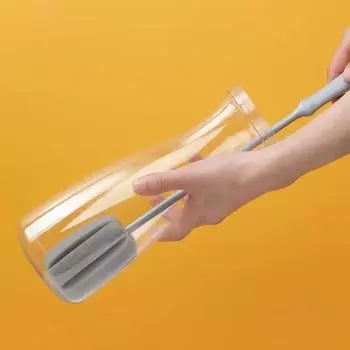 Щетка для чистки чашек с длинной ручкой, губка для чистки бутылок, молочная щетка для чистки чашек, бытовая щетка для мытья стаканов и кофе