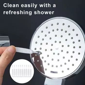 Щетка для чистки душевой лейки Инструмент Дизайн Gap Нейлоновые щетинки Многофункциональный Нескользящий Отверстие Очистка против засорения 100pcs