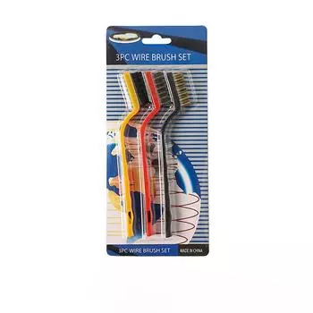 Щетка для чистки газовой плиты 3 установленная кухонная вытяжка для удаления масляных загрязнений стальная проволочная щетка инструмент для чистки плиты Small 17*2*3.5cm