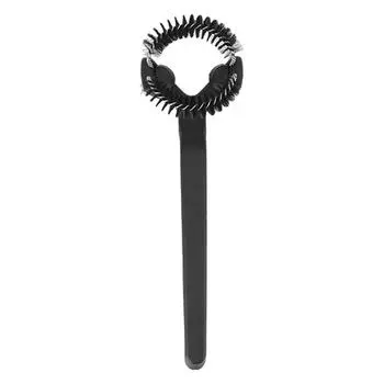 Щетка для чистки Grouphead Съемная пластиковая ручка Нейлоновая щетина Круглая Чистка кофемашины 51mm/2in