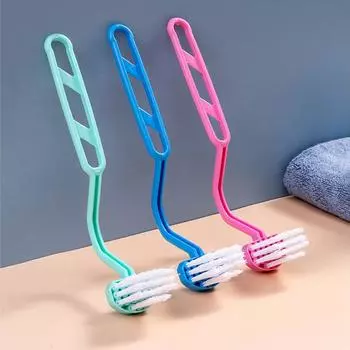 Щетка для чистки, инструменты для чистки унитаза, бытовые прочные гаджеты, аксессуары для ванной комнаты, щетка для унитаза синий