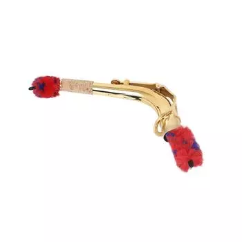 Щетка для чистки кларнета, щетка для сгибания грифа, сквозная щетка, инструмент для чистки саксофона