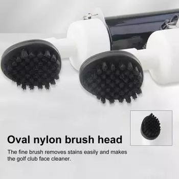 Щетка для чистки клюшек для гольфа Щетка для гольфа с бутылкой-прессом 160 мл и выдвижным зажимом Инструмент для чистки клюшек для гольфа Аксессуары для гольфа для мужчин/женщин