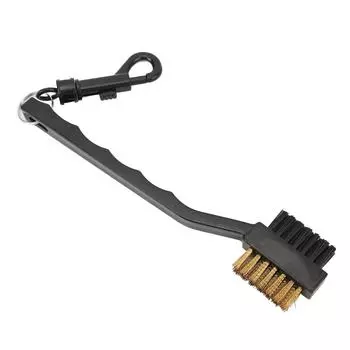 Щетка для чистки клюшек с густой щетиной из меди и стали, портативная многофункциональная клюшка Gr