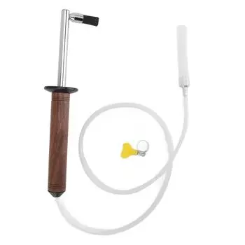 Щетка для чистки кофемашины, устойчивая к высоким температурам, деревянная ручка, сменная кофемашина