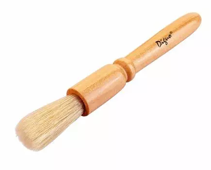 Щетка для чистки кофемолки эспрессо Щетка для чистки кофемолки с деревянной ручкой и щетиной Удобная чистка