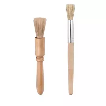 Щетка для чистки кофемолки Cluoling, 2 стиля, инструменты для чистки, щетка для кофе, щетка для ухода за кофемолкой, щетка для чистки, набор из 2 шт.