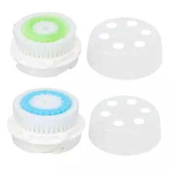 Щетка для чистки лица с тонкой щетиной и густой пеной для умывания лица с электрическим очистителем лица Blue