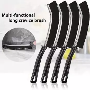 Щетка для чистки мелких швов, углов, пазов, окон, кухонная, ванная, плитка, щетка для швов, щетка из микрофибры для туалета