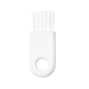 Щетка для чистки мини-тонкая работа пластик простой портативный компьютер клавиатура наушники паз для удаления пыли чистящий инструмент для ежедневного использования белый