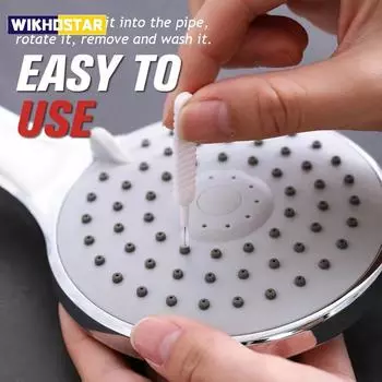 Щетка для чистки насадки для душа, 10/20 шт., маленькая щетка для очистки от засорения, щетка для очистки пор, щетка для кухни, туалета, отверстия для телефона 10pcs