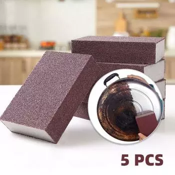 Щетка для чистки наждачной бумагой Волшебная губка-ластик Удаление накипи Карбид кремния Щетка для чистки накипи Плита Верхняя часть кастрюли Кухонные принадлежности