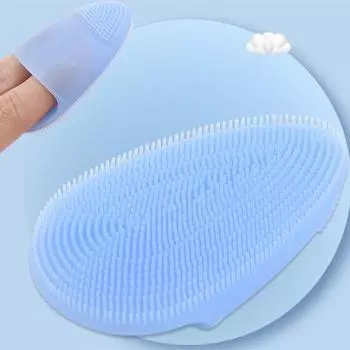 Щетка для чистки носа, щетка для мытья пальцев, средство для удаления черных точек, щетка для мытья лица, скраб для лица синий