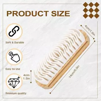 Щетка для чистки обуви Leeseph Suede Brush Щетка для чистки обуви из креповой замши для чистки замши и нубука на ботинках, обуви и куртках, гаджет для чистки