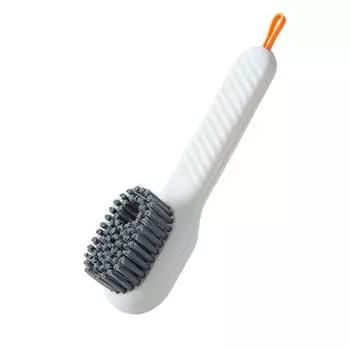 Щетка для чистки обуви Пресс для дозирования жидкости Многоцелевая щетка для чистки обуви Одежда Белый белый