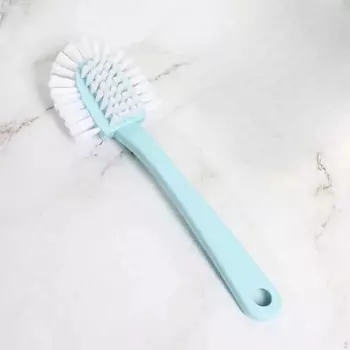 Щетка для чистки обуви Скруббер Мягкая подвесная портативная удобная многофункциональная розовый