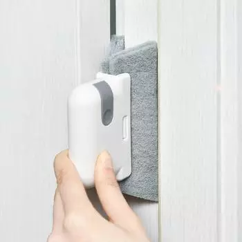 Щетка для чистки оконных пазов со сменной губкой Набор инструментов для чистки окон Раздвижная дверь жёлтый