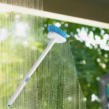 Щетка для чистки пола в ванной комнате с длинной ручкой