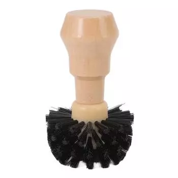 Щетка для чистки портафильтра Профессиональная портативная щетка для чистки темперов для кофе с деревянной ручкой 58mm/2.3in