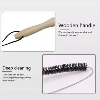 Щетка для чистки радиатора Щетки для чистки ворса стиральной машины Длинные гибкие щетки для сушки воздуха Пылесос для бытовых нужд