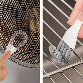 Щетка для чистки решетки барбекю, многофункциональная щетка для чистки щелей решетки барбекю, щетка для удаления пятен, щетка для чистки углов раковины для кухонной полки