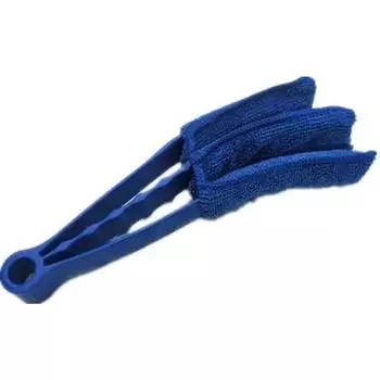 Щетка для чистки розетки кондиционера Съемная щетка для удаления пыли Инструмент для чистки жалюзи Бытовой артефакт для щелей синий