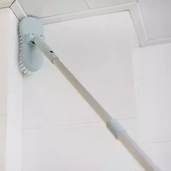 Щетка для чистки с длинной ручкой, полы для ванной комнаты, скраб для ванной, плитка, длинная ручка