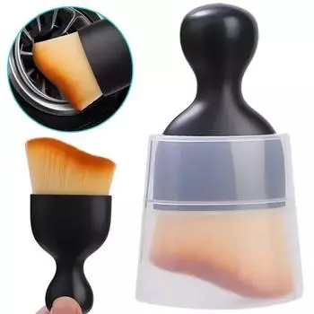 Щетка для чистки салона автомобиля, клавиатура, кондиционер, камера, густые мягкие меховые щетки с чехлом, инструменты для чистки щелей и пыли