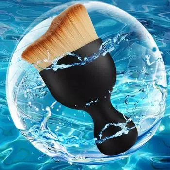 Щетка для чистки салона автомобиля с корпусом, центральная консоль, щетка для чистки розеток кондиционера, инструменты для чистки автомобиля, автомобильные аксессуары чёрный