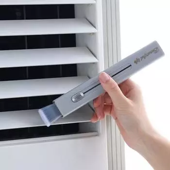 Щетка для чистки салона автомобиля, удаление пыли, сохранение мусора, эргономичная, чистая, аккуратная щетка для чистки серый