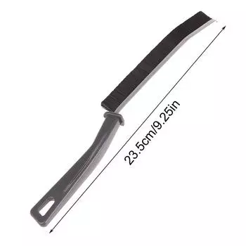 Щетка для чистки щелей 1 шт., автомобильная бытовая щетка для плитки, узкие швы, жесткая щетина, щетки для чистки щелей, прочные инструменты для чистки чёрный