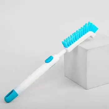 Щетка для чистки щелей бутылок под прямым углом 90 градусов, телескопическая щетка для чистки раковины, щетка для чистки пыли с фильтра кондиционера с длинной ручкой 1PCS