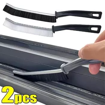 Щетка для чистки щелей, многофункциональная, для ванной комнаты, щетка для чистки щелей, жесткая щетина 1PCS белый