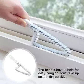 Щетка для чистки щелей с эргономичной ручкой с жесткой щетиной Широко используемая щетка для ванной комнаты Многофункциональный инструмент для чистки 1pc