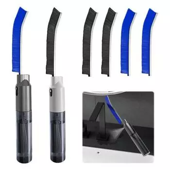 Щетка для чистки щелей с жесткой щетиной, щетка для чистки углов с распылителем, многофункциональная тонкая щетка для чистки щелей в ванной комнате, кухне, автомобиле A белый