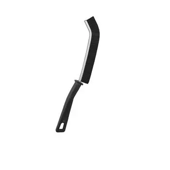 Щетка для чистки щелей с жесткой щетиной, щетка для чистки швов, щетка-скраб, щетка для чистки глубоких швов плитки, щетки, инструменты, аксессуары 2pcs чёрный