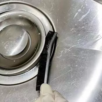 Щетка для чистки щелей с жесткой щетиной. Щетка для чистки щелей керамической плитки. Многофункциональная щетка для чистки мертвых углов с жесткой щетиной. 2pcs белый