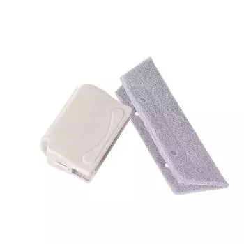 Щетка для чистки щелей в окнах, скребок для чистки дверных направляющих с ручкой из АБС-пластика