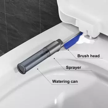 Щетка для чистки щелей Yousheng, щетка с жесткой щетиной, с распылителем, многофункциональная тонкая щетка для чистки щелей в ванной комнате, кухне, автомобиле A белый