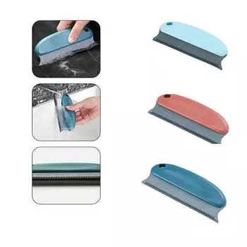Щетка для чистки Щетки для дивана, кровати, сиденья, инструменты для дома Ковер Мебель Волосы Щетки для ковров Удалить шерсть домашних животных 15*6cm красный