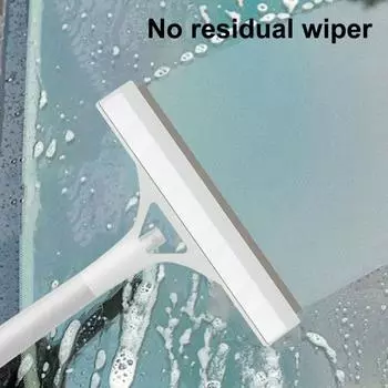 Щетка для чистки со встроенным скребком Универсальное чистящее средство для стекол в душевой кабине жёлтый