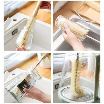 Щетка для чистки стеклянных чашек, деревянная щетка для чашек, бутылка для вина, бутылка для вина, щетка для чистки стекол, скребок для чашек, кухонный инструмент для чистки