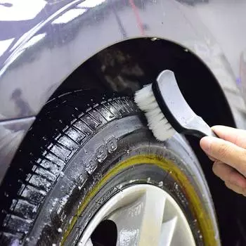 Щетка для чистки ступицы колеса, щетка для автомобильных колес, аксессуары для детализации автомобильных колес, черный, белый цвет, инструмент для автоматической мойки шин