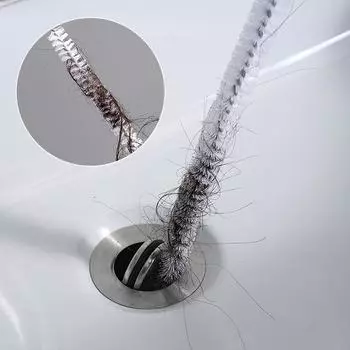 Щетка для чистки труб кухонной раковины, крючок для чистки канализации, гибкая палочка для прочистки засоров в сливе, инструмент для удаления засоров