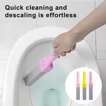 Щетка для чистки унитаза с эргономичной ручкой. Конструкция с подвесным отверстием. Многофункциональное пятновыводитель без царапин. Очиститель унитаза. жёлтый