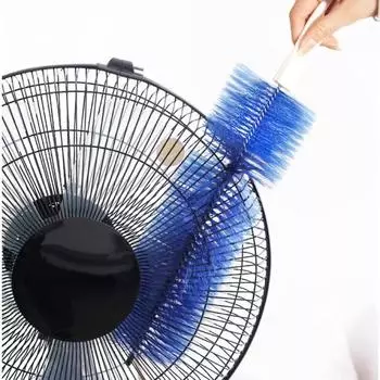 Щетка для чистки вентилятора Щетка для чистки кондиционера Щетка для чистки экранов Щетки для чистки жалюзи Гибкий инструмент для чистки Бытовая пылевая тряпка синий
