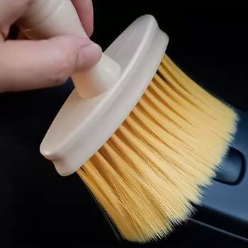 Щетка для чистки воздуховодов автомобиля, автоматическая щетка для чистки деталей интерьера, имитация щетины из цельного дерева, щетки для удаления пыли для домашнего хозяйства