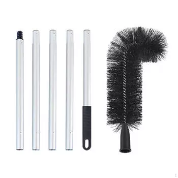 Щетка для чистки желобов, инструмент для очистки с алюминиевым столбом, легко снимается, оставляет кровлю для верхней части окна 168cm