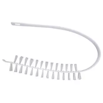 Щетка для чистки змеевика охладителя Yousheng, эффективное удаление ворса, мягкая щетина, длинная ручка, нейлоновая щетка для стиральной машины белый