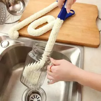 Щетка для декантера, многофункциональная щетка для красного вина, щетка для бокалов, высококачественная щетка для чашек None